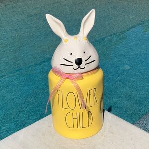 RAE DUNN Flower Child Cookie Jar 🍪